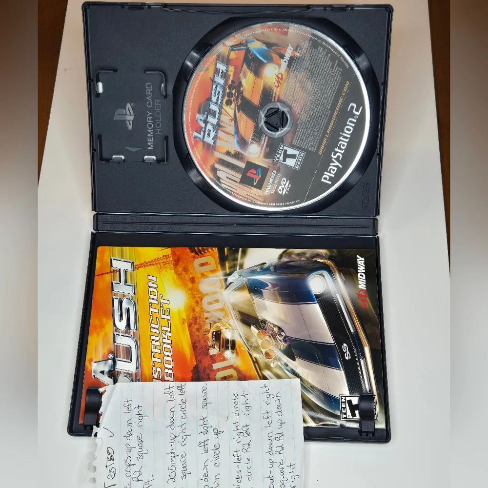 LA Rush for PlayStation 2 - Black, Conplete Tested Working Video Game Ps2